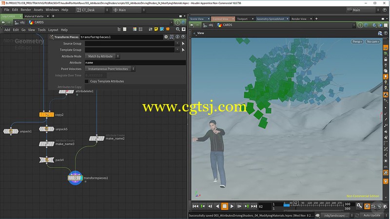 Houdini中VR虚拟现实制作FBX工作流程视频教程的图片3
