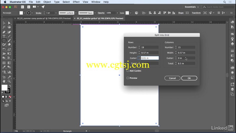 Illustrator网格布局设计技巧视频教程的图片2