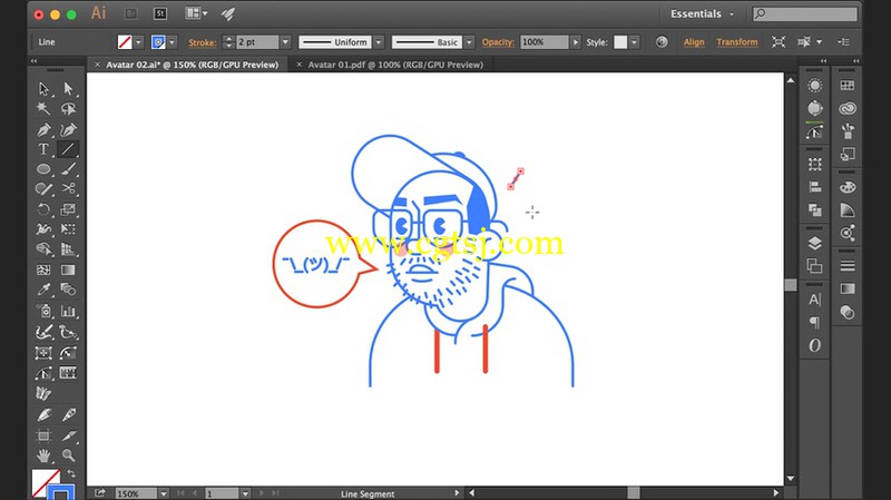 Illustrator设计卡通人像视频教程的图片1