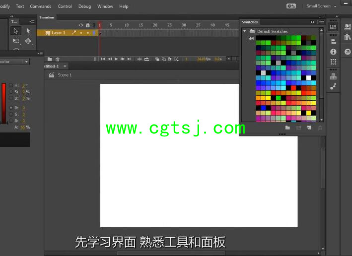Flash CC基础入门训练视频教程(中文字幕)的图片1