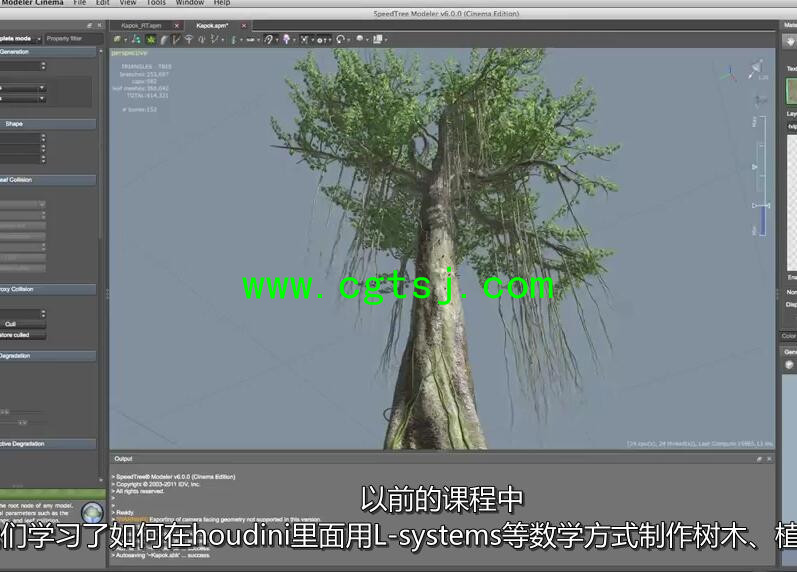 SpeedTree树木制作入门视频教程(中文字幕)的图片2